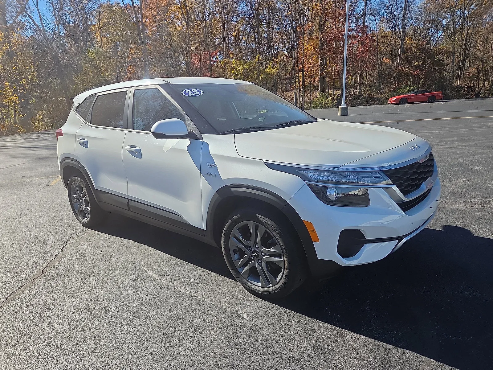 White 2023 Kia Seltos LX for sale in Hamburg, PA