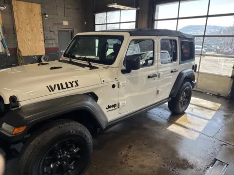 Photos of 2021 Jeep Wrangler Unlimited Willys for sale in Tamaqua, PA at Outten Chrysler Dodge Jeep Ram of Tamaqua