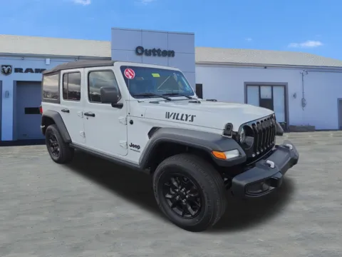 White 2021 Jeep Wrangler Unlimited Willys for sale in Tamaqua, PA