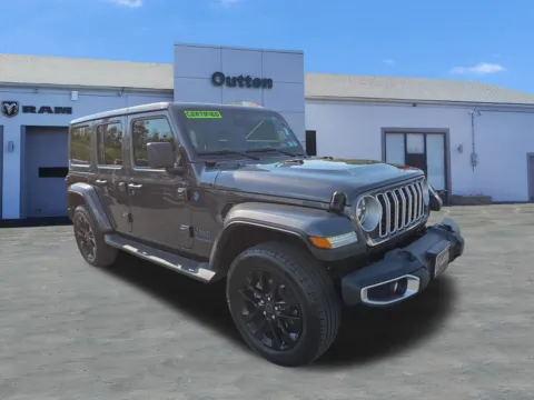 Gray 2025 Jeep Wrangler 4xe Sahara for sale in Tamaqua, PA