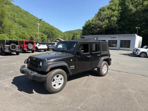 Black 2018 Jeep Wrangler JK Unlimited Sport S for sale in Tamaqua, PA