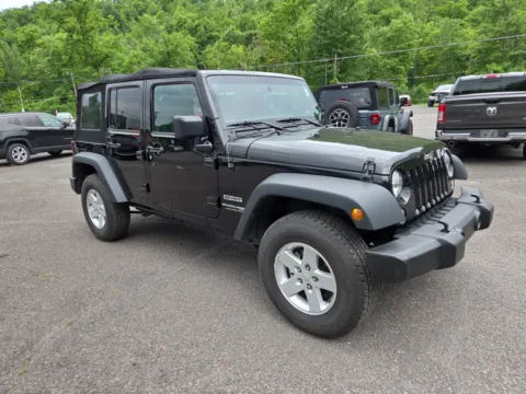 Black 2018 Jeep Wrangler JK Unlimited Sport S for sale in Tamaqua, PA