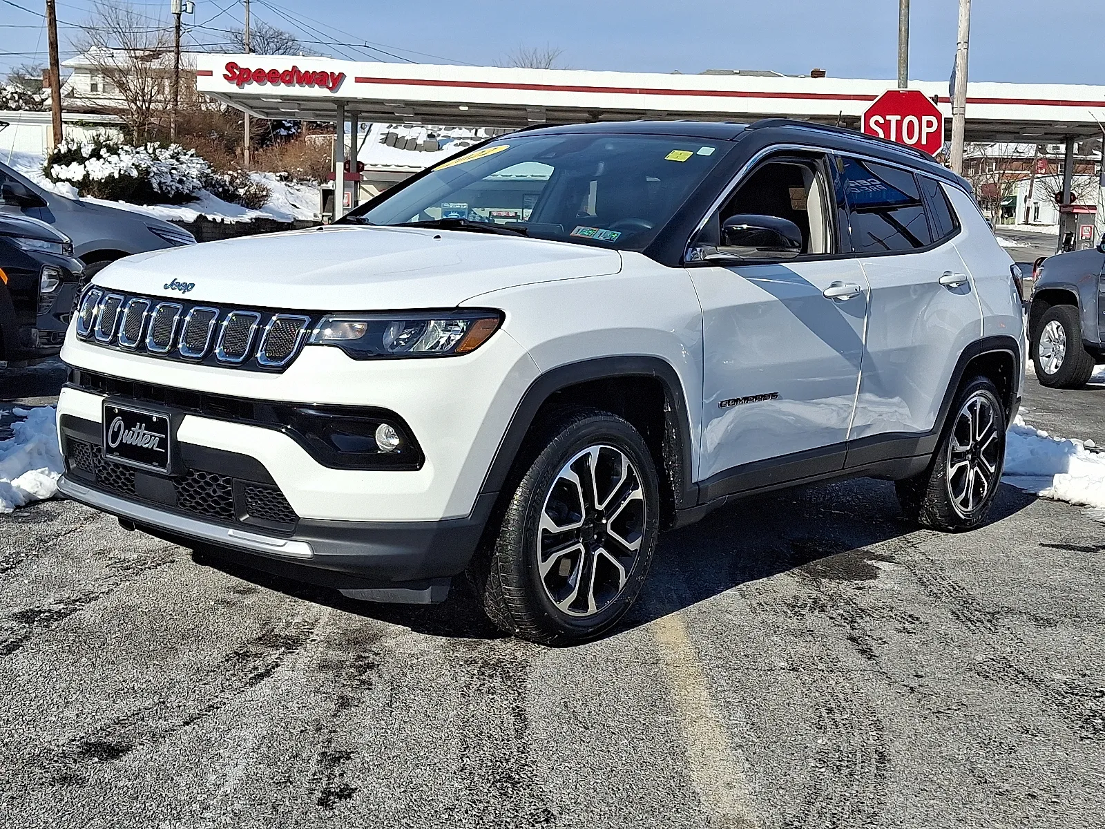 White 2022 Jeep Compass Limited 4x4 for sale in Allentown, PA