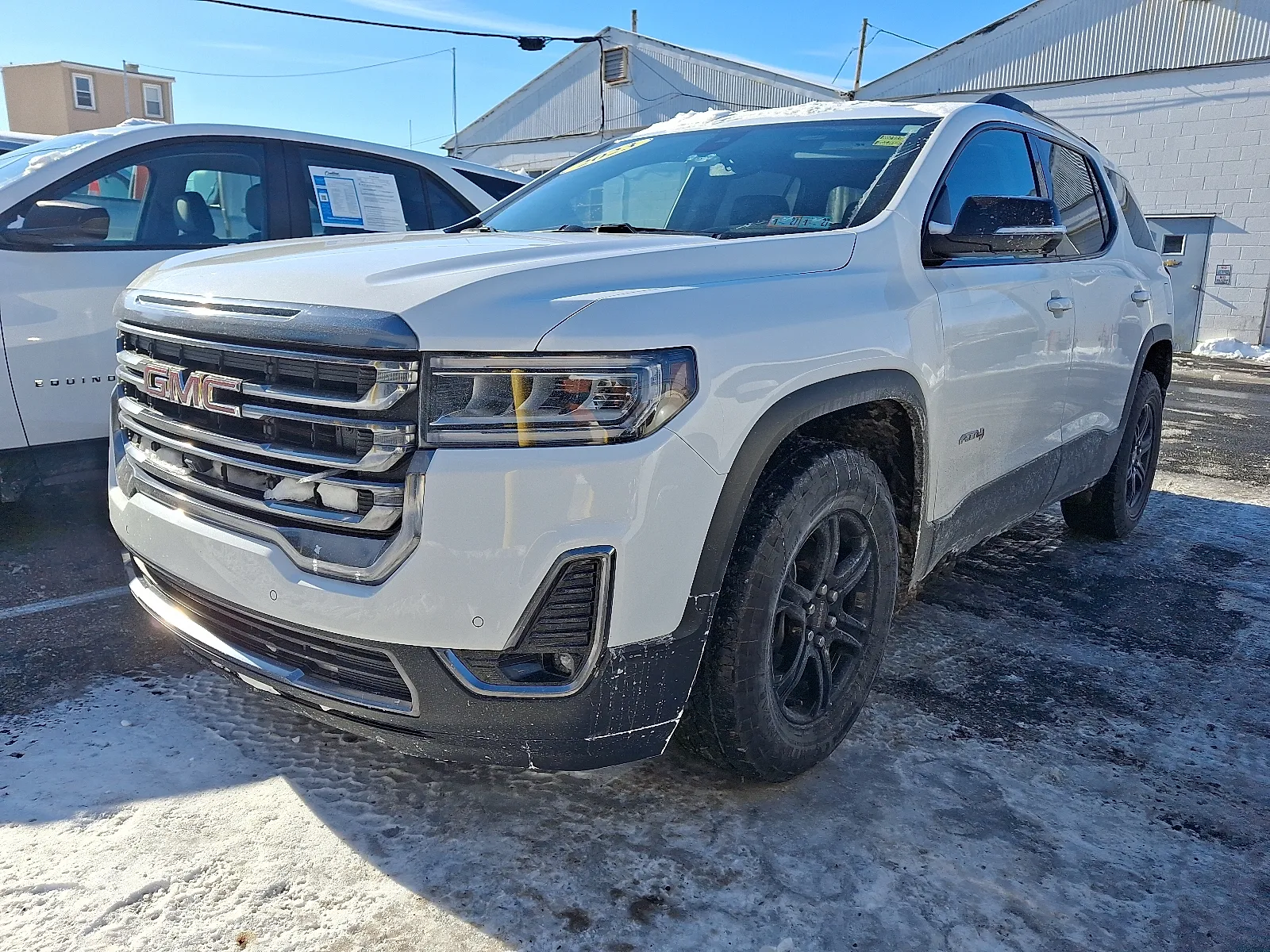 White 2023 GMC Acadia AWD AT4 for sale in Allentown, PA
