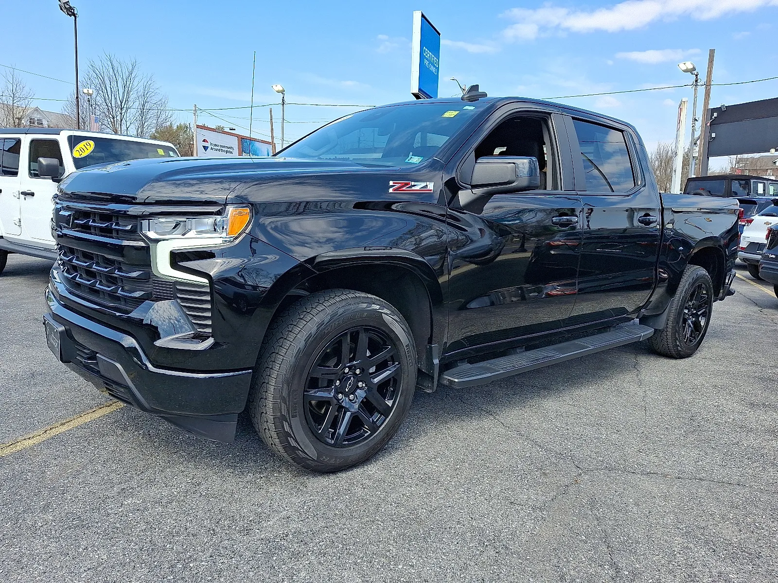 Black 2023 Chevrolet Silverado 1500 4WD Crew Cab Short Bed RST for sale in Allentown, PA