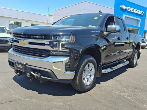 Black 2021 Chevrolet Silverado 1500 4WD Double Cab Standard Bed LT for sale in Allentown, PA