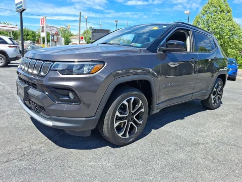 Gray 2022 Jeep Compass Limited 4x4 for sale in Allentown, PA
