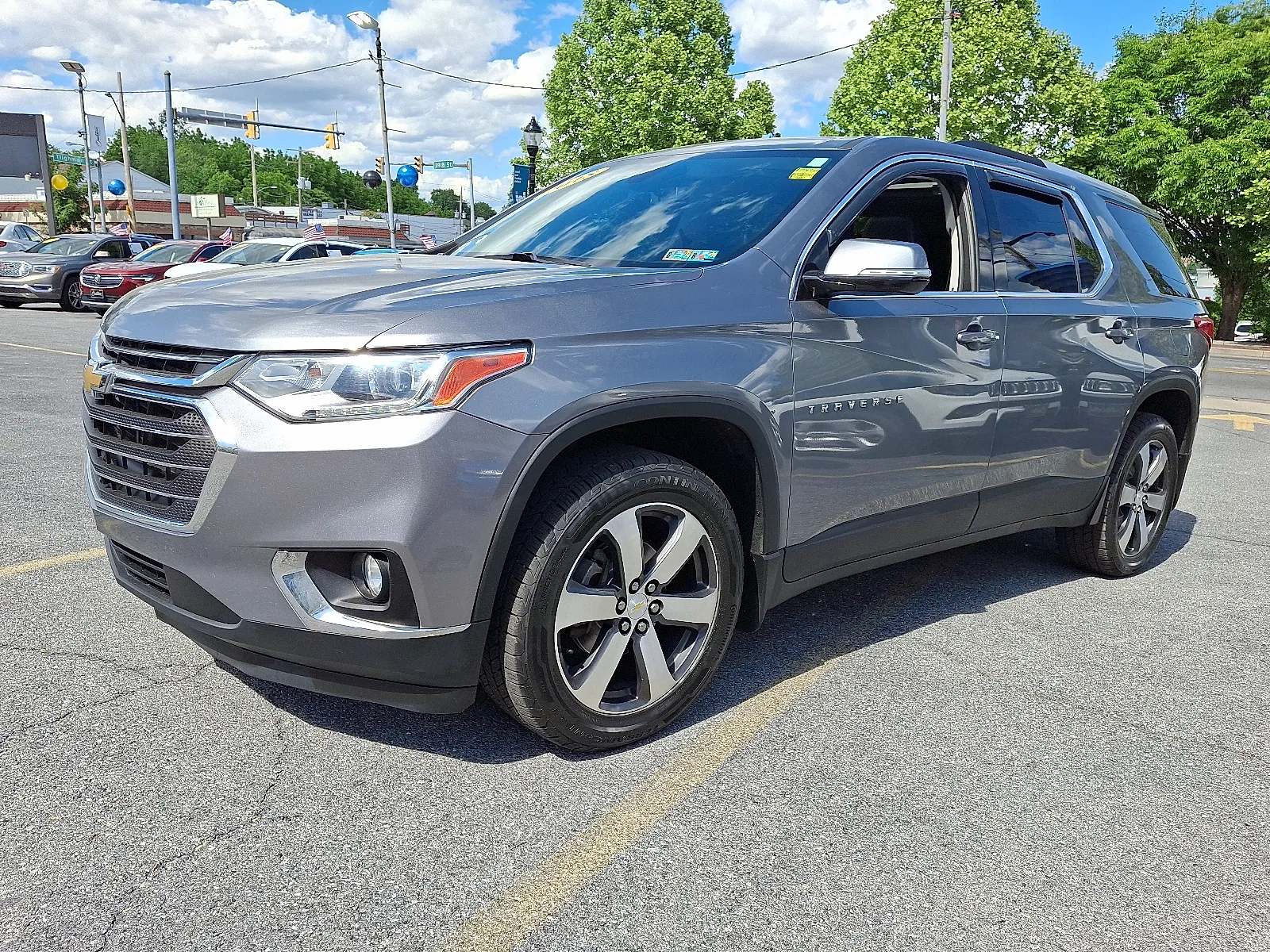 Gray 2018 Chevrolet Traverse 3LT for sale in Allentown, PA