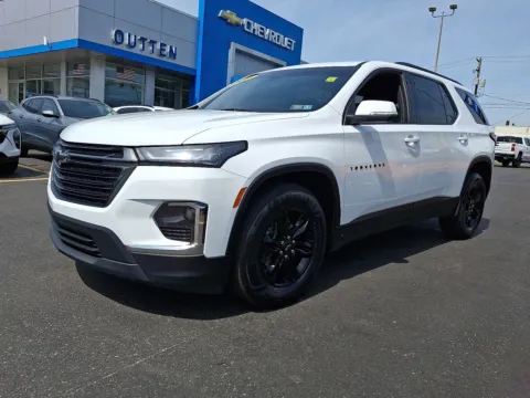 White 2023 Chevrolet Traverse AWD LT Cloth for sale in Allentown, PA