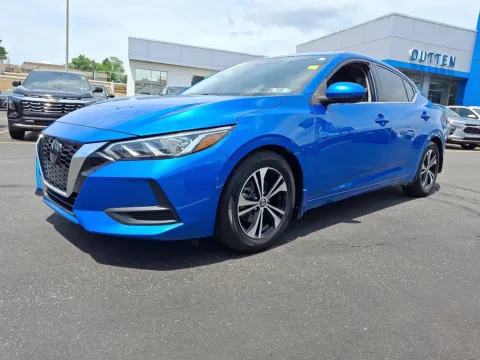 Blue 2021 Nissan Sentra SV Xtronic CVT for sale in Allentown, PA