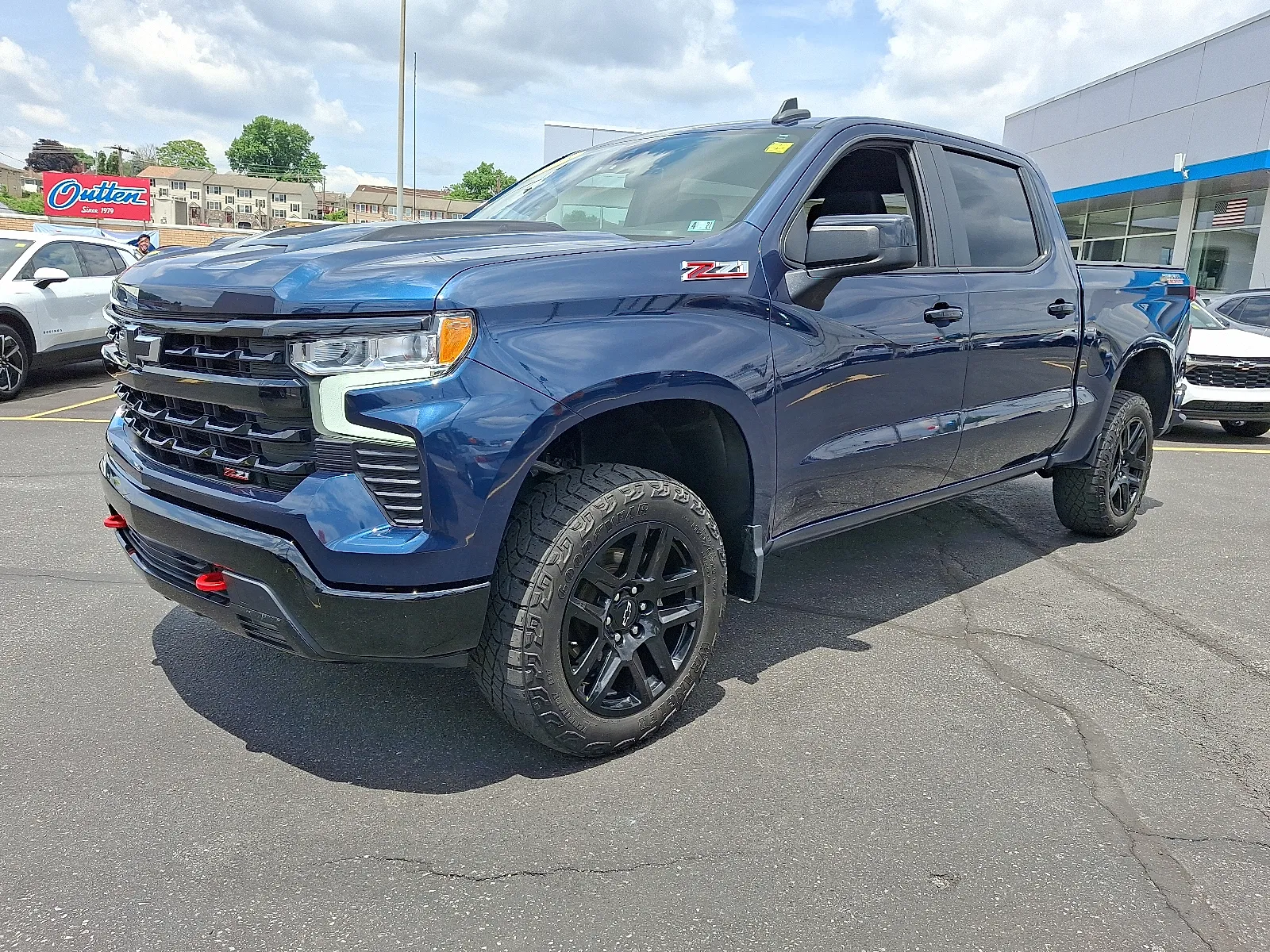 Blue 2023 Chevrolet Silverado 1500 4WD Crew Cab Short Bed LT Trail Boss for sale in Allentown, PA