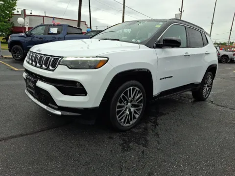 White 2023 Jeep Compass Limited 4x4 for sale in Allentown, PA