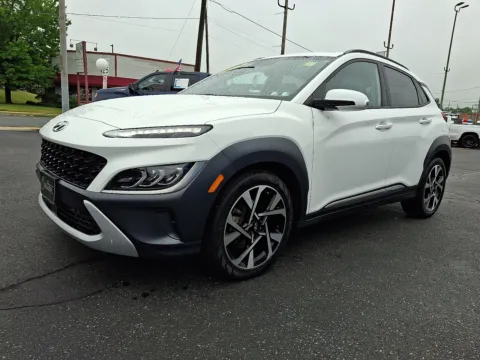 White 2023 Hyundai Kona Limited for sale in Allentown, PA
