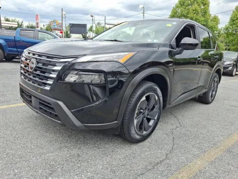 Black 2025 Nissan Rogue SV Intelligent AWD for sale in Allentown, PA