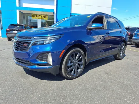 Blue 2022 Chevrolet Equinox AWD RS for sale in Allentown, PA