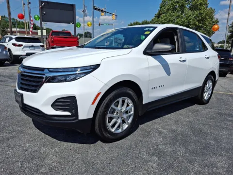 White 2022 Chevrolet Equinox AWD LS for sale in Allentown, PA