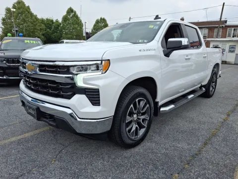 White 2023 Chevrolet Silverado 1500 4WD Crew Cab Short Bed LT with 2FL for sale in Allentown, PA