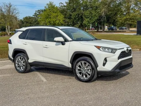 White 2019 Toyota RAV4 XLE Premium for sale in Foley, AL