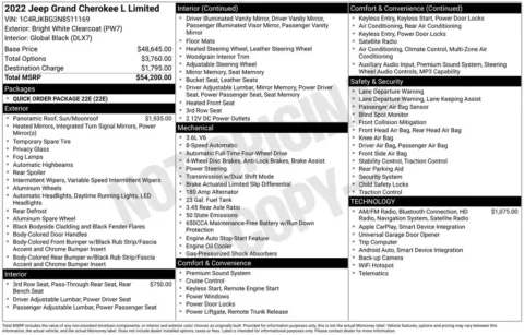 Photos of 2022 Jeep Grand Cherokee L Limited for sale in Omaha, NE at Gregg Young Chevrolet - Omaha