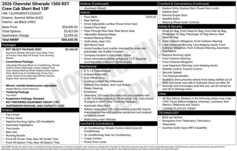 Photos of 2026 Chevrolet Silverado 1500 RST for sale in Omaha, NE at Gregg Young Chevrolet - Omaha