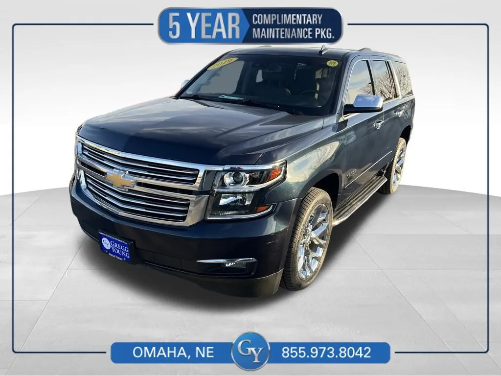 Blue 2019 Chevrolet Tahoe Premier for sale in Omaha, NE