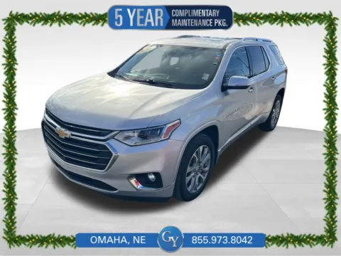 Silver 2020 Chevrolet Traverse Premier for sale in Omaha, NE