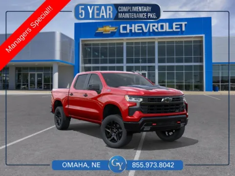 Red 2025 Chevrolet Silverado 1500 LT Trail Boss for sale in Omaha, NE