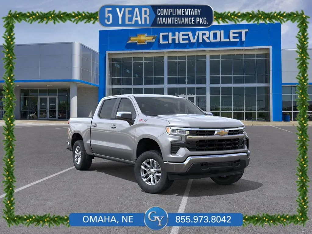 Gray 2026 Chevrolet Silverado 1500 LT for sale in Omaha, NE