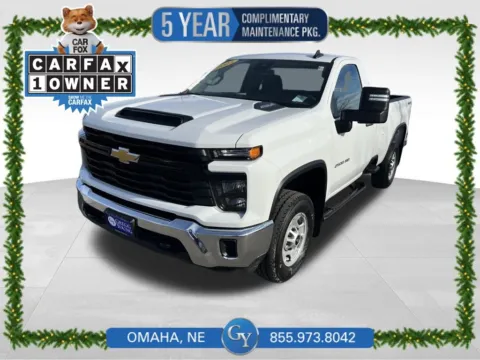 White 2025 Chevrolet Silverado 2500HD Work Truck for sale in Omaha, NE