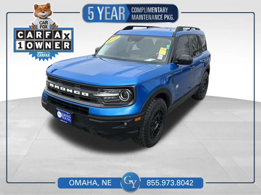 Blue 2022 Ford Bronco Sport Big Bend for sale in Omaha, NE