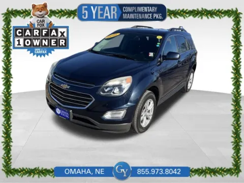 Blue 2016 Chevrolet Equinox LT for sale in Omaha, NE