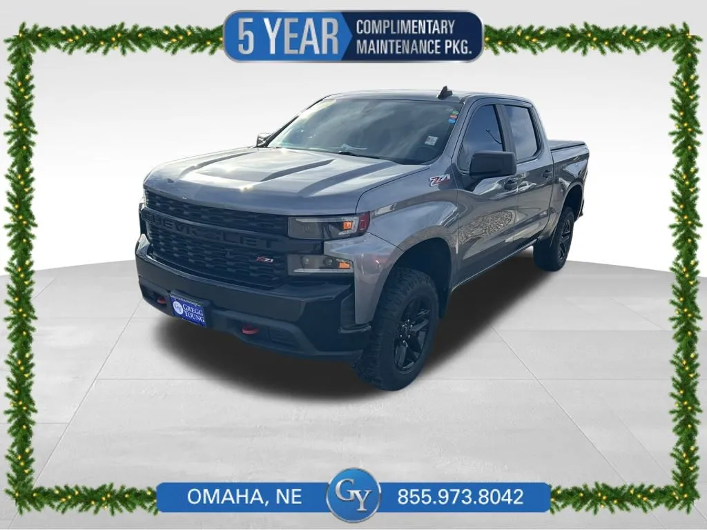 Gray 2021 Chevrolet Silverado 1500 Custom Trail Boss for sale in Omaha, NE