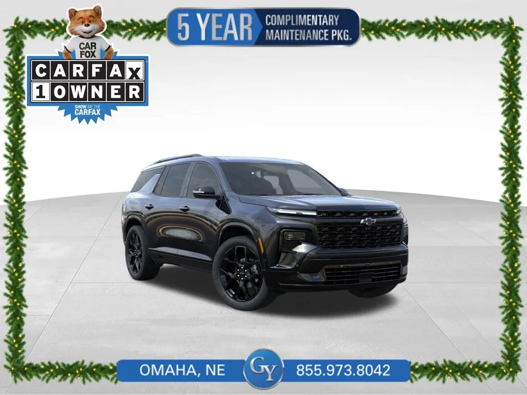 Black 2025 Chevrolet Traverse RS for sale in Omaha, NE