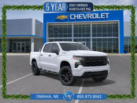 White 2026 Chevrolet Silverado 1500 Custom for sale in Omaha, NE