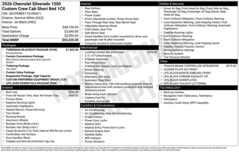 Photos of 2026 Chevrolet Silverado 1500 Custom for sale in Omaha, NE at Gregg Young Chevrolet - Omaha