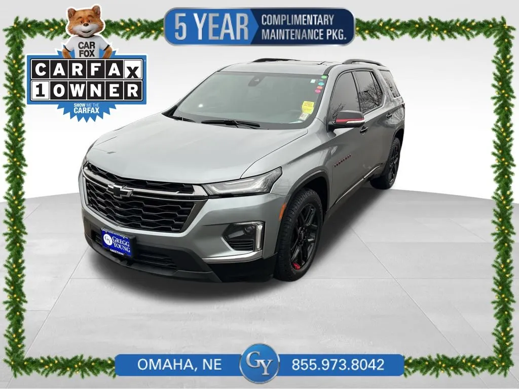 Gray 2023 Chevrolet Traverse Premier for sale in Omaha, NE