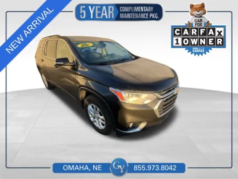 Black 2020 Chevrolet Traverse LT for sale in Omaha, NE