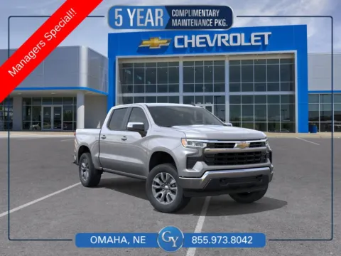 Gray 2025 Chevrolet Silverado 1500 LT for sale in Omaha, NE
