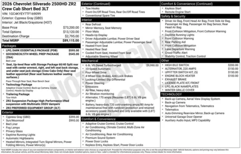 Photos of 2026 Chevrolet Silverado 2500HD ZR2 for sale in Omaha, NE at Gregg Young Chevrolet - Omaha