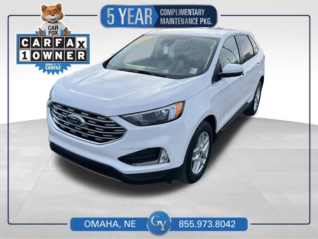 White 2022 Ford Edge SEL for sale in Omaha, NE