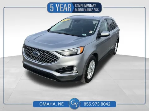 Silver 2024 Ford Edge SEL for sale in Omaha, NE