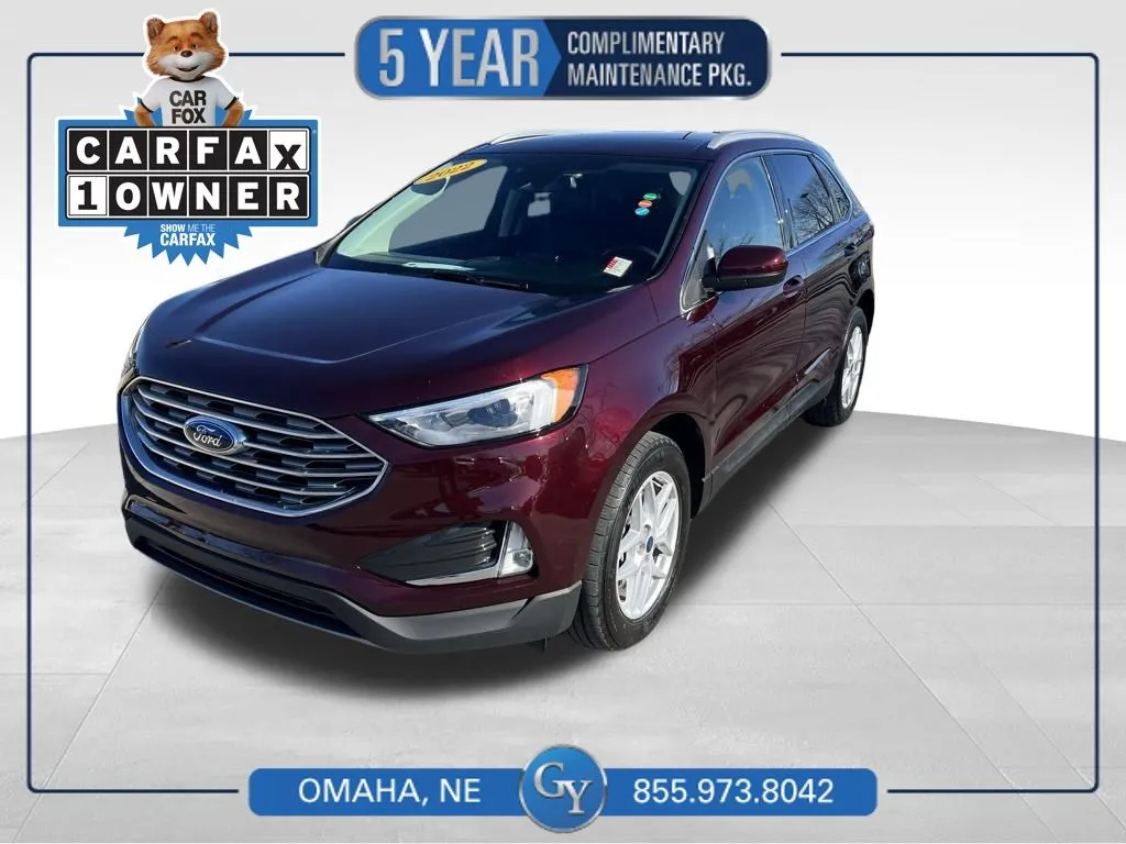 Red 2022 Ford Edge SEL for sale in Omaha, NE