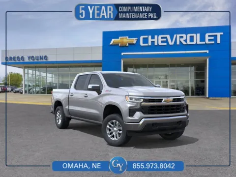 Gray 2026 Chevrolet Silverado 1500 LT for sale in Omaha, NE