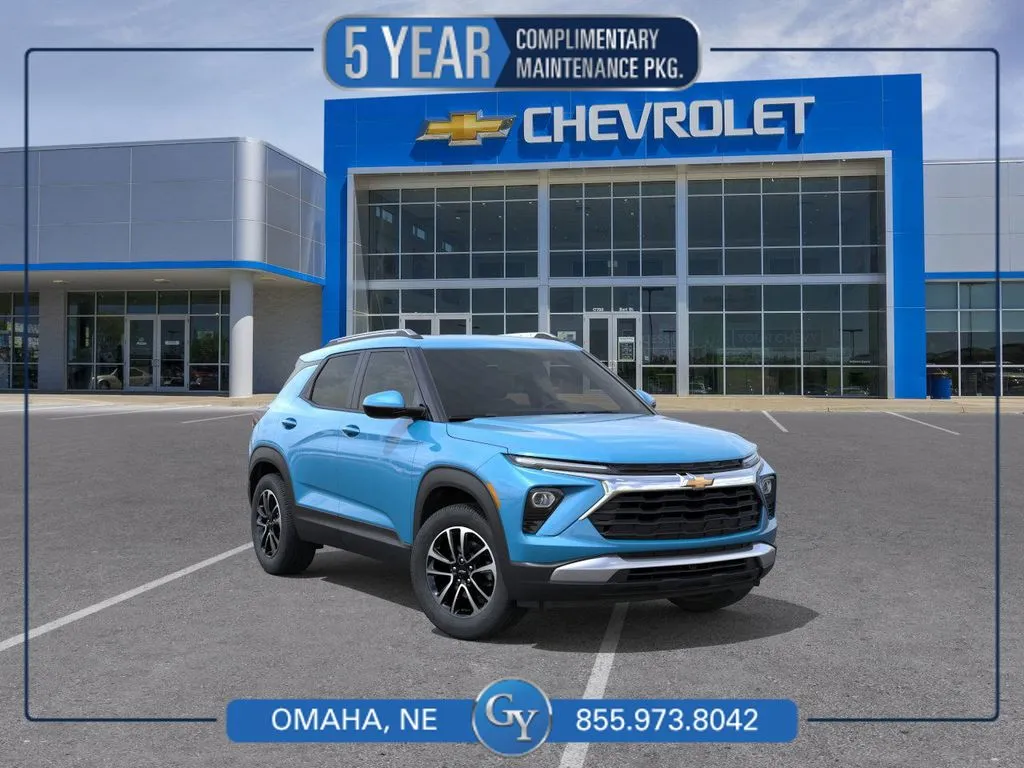 Blue 2026 Chevrolet TrailBlazer LT for sale in Omaha, NE