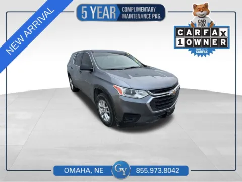 Gray 2019 Chevrolet Traverse LS for sale in Omaha, NE