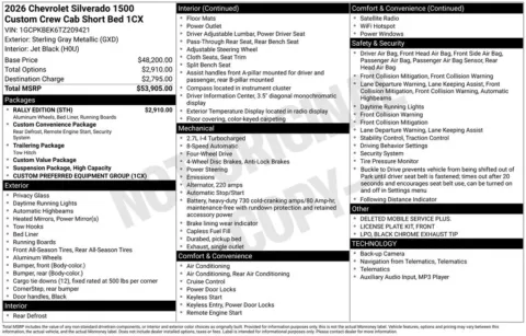 Photos of 2026 Chevrolet Silverado 1500 Custom for sale in Omaha, NE at Gregg Young Chevrolet - Omaha