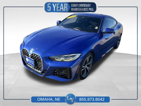 Blue 2021 BMW 4 Series 430i xDrive for sale in Omaha, NE