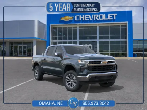 Gray 2026 Chevrolet Silverado 1500 LT for sale in Omaha, NE
