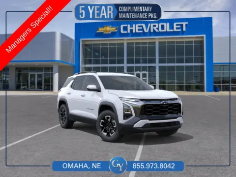 White 2026 Chevrolet Equinox ACTIV for sale in Omaha, NE