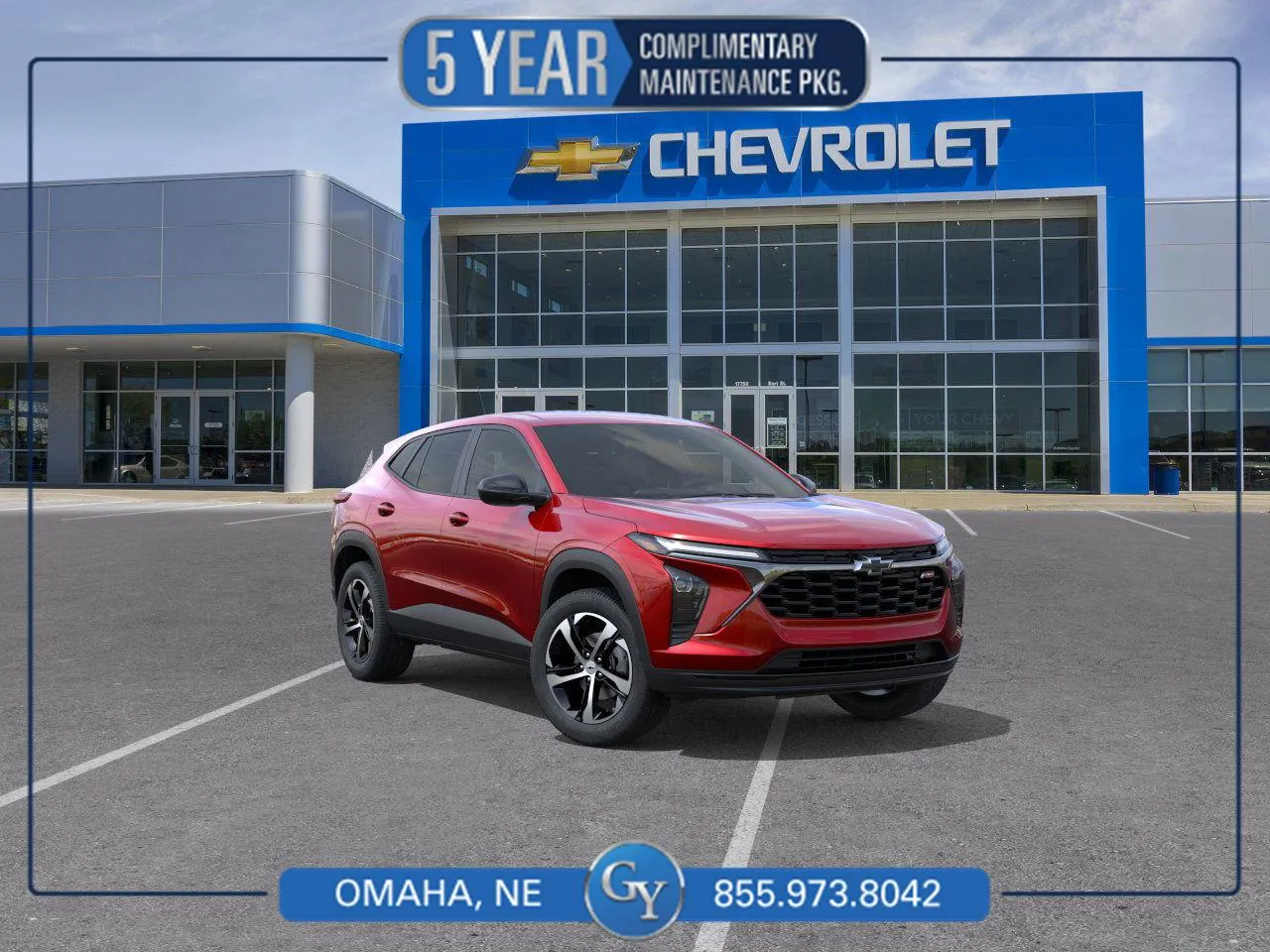 Red 2026 Chevrolet Trax 1RS for sale in Omaha, NE